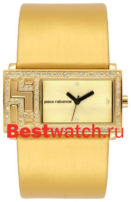 Часы Paco Rabanne Lady Leather Rectangular PRD678S_1EE